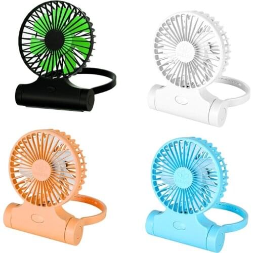 Neck Fan Personal Handheld Hanging Fan 3 Speed Adjustable 2200mAh USB Rechargeable Desk Fan for Outdoor Office Travel