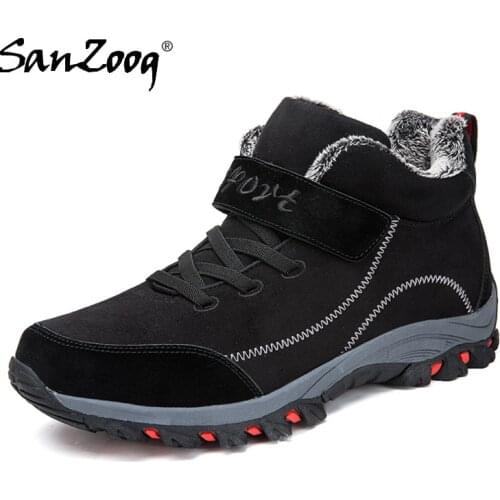 Winter Snow Mens Outdoor Hiking Ankle Boots Trekking Women Mountain Shoes Walking