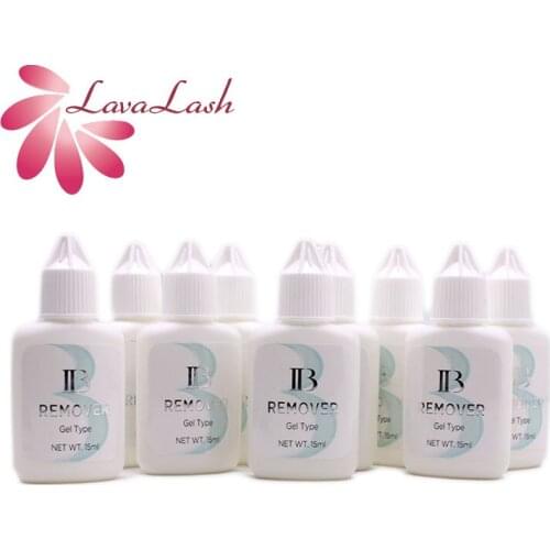10 Bottles IBeauty REMOVER Gel Type 15ml Korea Original Eyelash Extension Glue False Lash Remover Glue Makeup Tool Wholesale