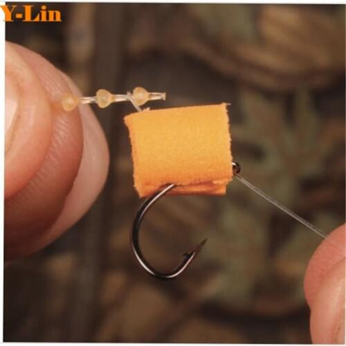 10pcs Carp fishing Boilies bait Dumbbell stops hook links sleeve stopper beads pop up quick change beads holder clip tackle