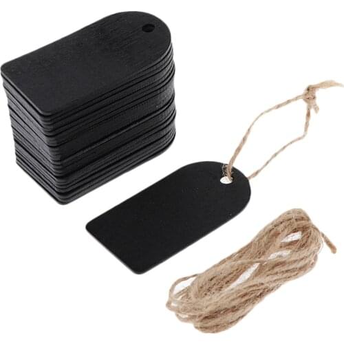 25 Pieces Chalkboard Tags Wooden ing Chalkboard Labels for Wedding Party