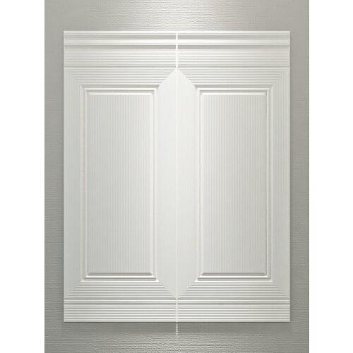 3D foam wall panel Self-adhesive wall skirting TV background wall Decor wallpaper Aluminum film High viscosity foam sticker