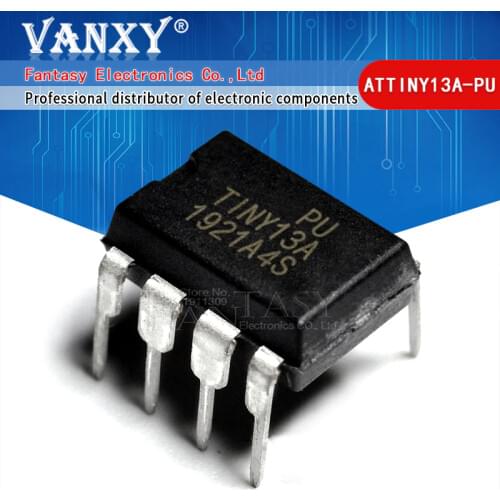 5pcs ATTINY13A-PU DIP-8 ATTINY13 ATTINY13-PU DIP8 ATTINY13A ATTINY13 13A-PU ATTINY13V-10PU
