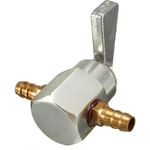 6mm In-Line Petrol On-Off Petrol Fuel Tap Petcock Valve Fuel Switch Universal for Motorcycle Scooter ATV
