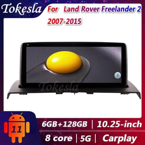 Tokesla Car Radio Android For Land Rover Freelander 2 Stereo Receiver DVD Automotivo Central Multimedia Gps Navigation 2007-2012