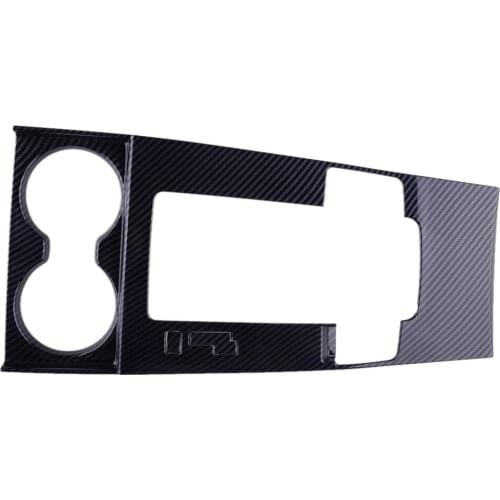 Beler Carbon Fiber Style Gear Shift Panel Frame Cover Trim Fit For Mazda 3 2019 2020 Left Hand Drive