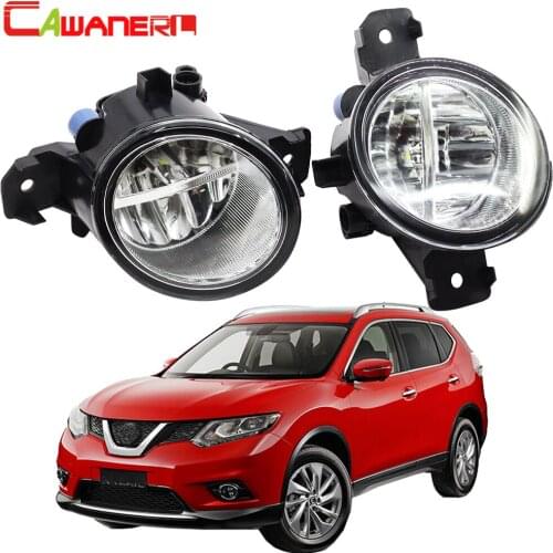 Cawanerl For Nissan X-Trail (T30) 2001-2006 Car Styling 4000LM LED Light Right + Left Fog Light DRL Daytime Running Light 12V