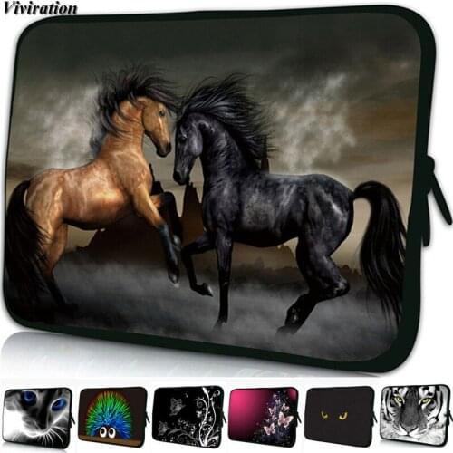 Notebook Sleeve Carry Case Cover 16.8/ 17.3/ 17 Inch Laptop Computer Bag Bolsas 2020 The Most Popular Horse Prints Zipper Pouch
