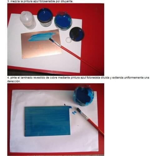 Photoresist Anti-etching Blue Ink Paint For DIY PCB Dry Film Replacement 100g
