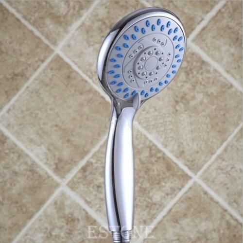 Chrome Anti-limescale Home Bathroom Universal 5 Mode Function Shower Head New 2017