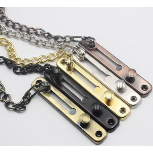 Security Limiter Tools Anti-theft Home Door Chain Latch Safety Guard Security Stainless Steel Chain Lock Hardware For Home Door