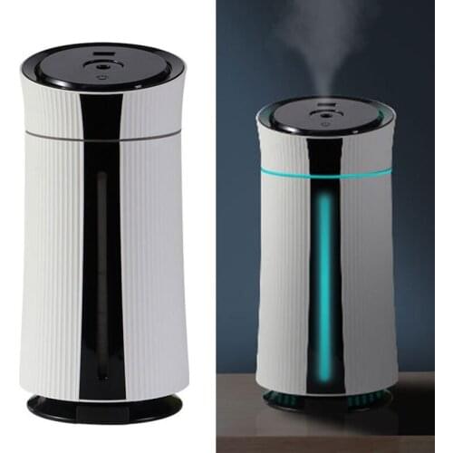 Mini Home Air Humidifier USB Rechargeable Mist Maker Aroma Diffuser with LED Lig