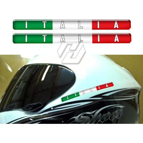 Motorcycle Tank Decals Italy Flag Italia Stickers Case for Aprilia RS4 RSV4 Ducati Monster Vespa for AGV Helmet