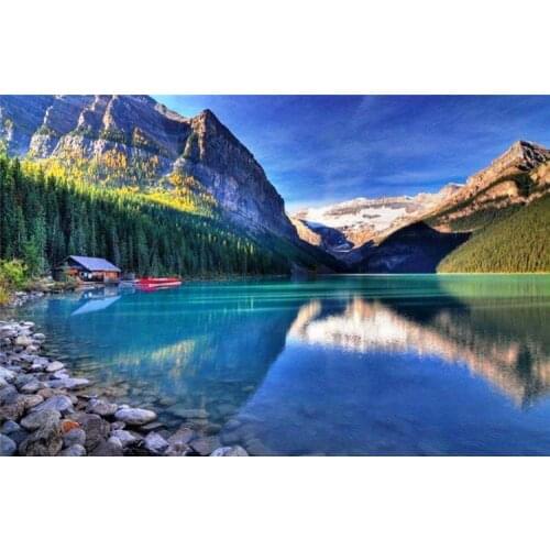 Natural scenery 5D Needlework Diy Diamond Painting Cross Stitch Diamond Embroidery cube Drill Home Decor needlework