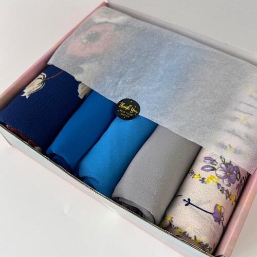NEW WOMEN GIFTS BOX HIJABS HIAJBS SET CHIFFON SHAWLS