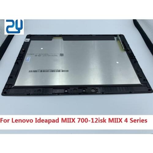 NEW Screen LCD Display For Lenovo Ideapad MIIX 700-12isk MIIX 4 Series LCD Screen+Touch digitizer Asembly Tested ok