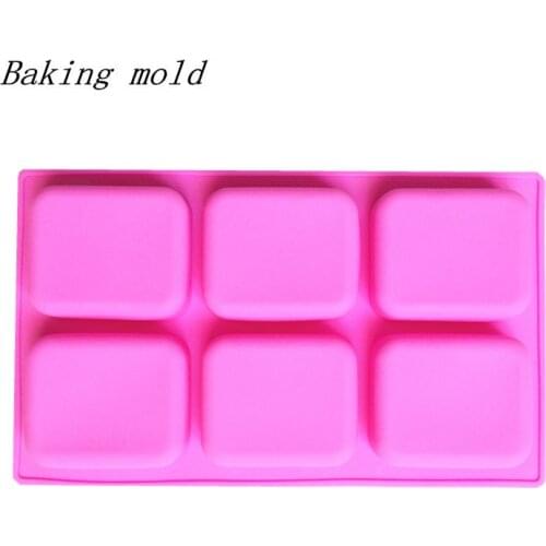 Wholesale Silicone mold B015 Rectangle shape soap mold Decoration Fondant cake mould Baking mold