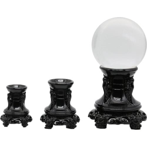 Resin Display Stand for Crystal Glass Lens Ball Large Divination Photography Lensball Base 60 80mm 100mm Big Magic Sphere Holder