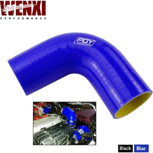 2.0" 51mm 90 Degree Elbow Silicone Hose Pipe Turbo Intake Blue&yellow / Black&yellow WX-SH9020-QY