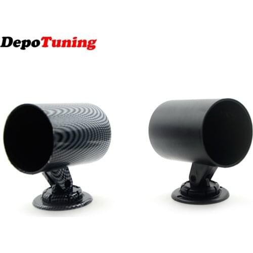 DepoTuning Universal 2inch 52mm Car Auto Single Gauge Holder Pod Black and Carbon