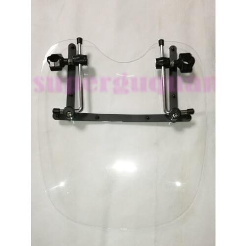 New For Honda Shadow Aero 750 Magna 700 VF700C With 7/8" And 1" Handlebars,Motorcycle Windshield Windscreen 19"x17" Clear