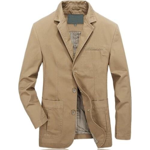 2020 new mens jacket casual fashion solid color mens cotton jacket spring and autumn mens coat