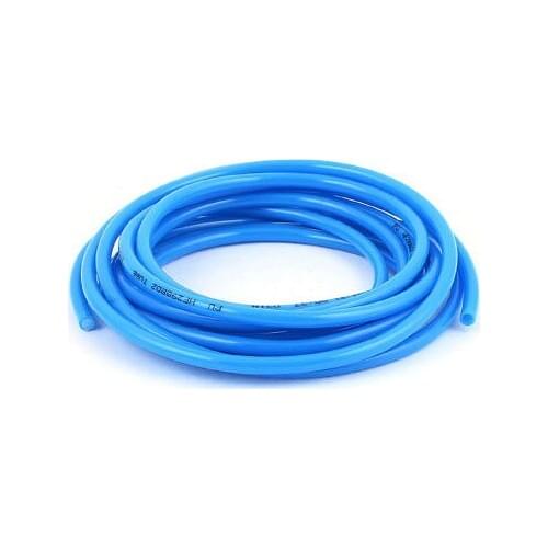 4M Length 6mm x 4mm Dia Pneumatic Polyurethane PU Air Tube Tubing Pipe Hose Blue