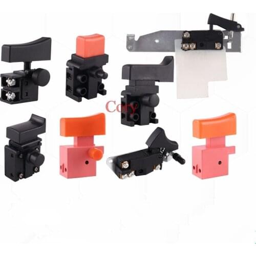 1PC 16MM Switch accessories Suitable for various electric chain/circular saws 405 5900 5016 5704 2414 4A lock/unlock