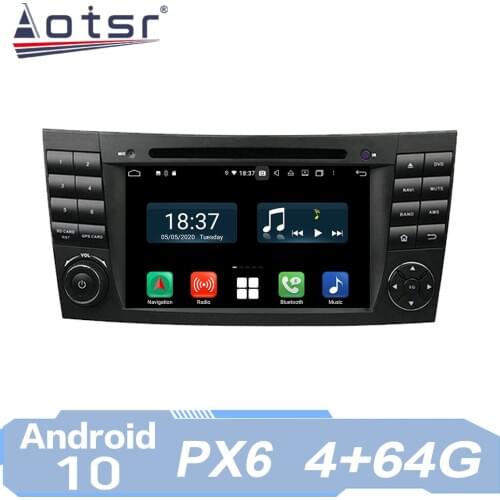 AOTSR Car Radio Auto Android 10 For Mercedes Benz E Class W211 CLS W219 G Class W463 2001 - 2008 GPS IPS Multimedia Player