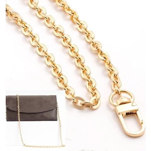 Brand O Shape Copper Bag Chain DIY 6mm Metal Replacement Purse Chain Shoulder Crossbody Bag Strap for Cluth Small Handbag Handle