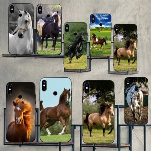 Cool animal horse Phone Case For Xiaomi Redmi 7 9t 9se k20 mi8 max3 lite 9 note 8 9s 10 pro cover funda coque