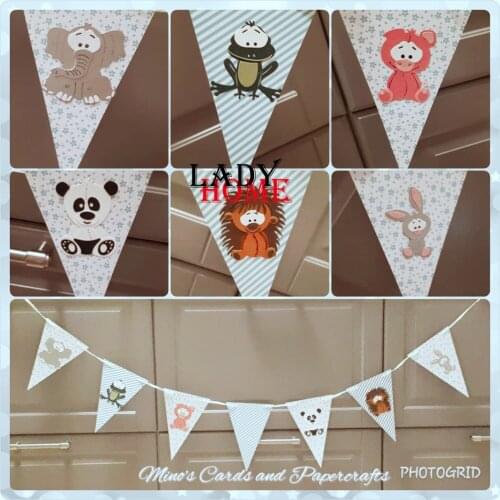 Baby Animals Rabbit Frog Panda Elephant Hedgehog Metal Cutting Dies Stencil for DIY Scrapbooking Paper Album Photo Cards Making