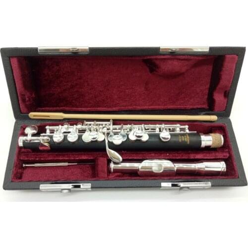 DeXin Professional Piccolo 92 ABS Resin Body Silver-plated Headjoint Keys E Mechanism Instrument Bakelite Student Piccolos Flute