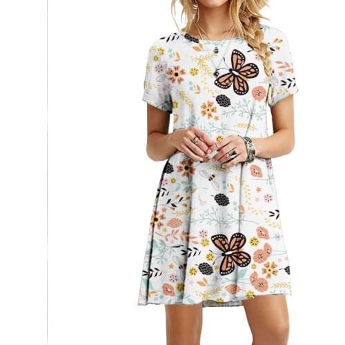 Свободные летние платья Hzoioys China At AliExpress