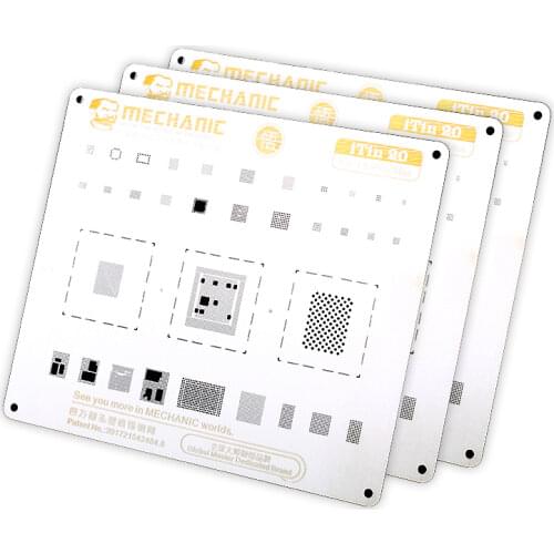 Square round laser hole planting tin steel mesh MECHANIC iTin 20 tinned mesh For iPhone 11 PRO PRO MAX mobile phone repair tool