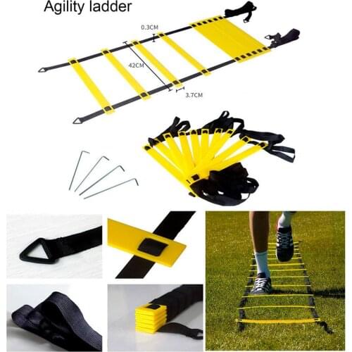 Football Training Set Speed Agility Training Kit Resistance Umbrella Agile Ladder Sign Disc Multi-purpose Training Equipment Set