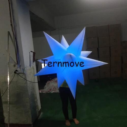 Inflatable Party Decoration colorful attractive inflatable led inflatables stars Stage Bar Party decoration led light
