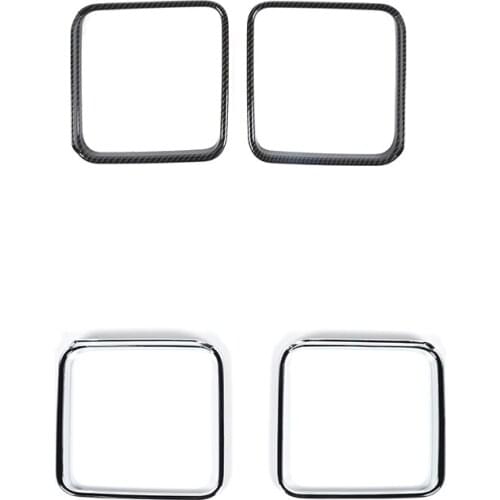 Rearview Mirror Rain Eyebrow Cover Frame Trim ABS for Jeep Wrangler JK 2007-2017 Car Accessories