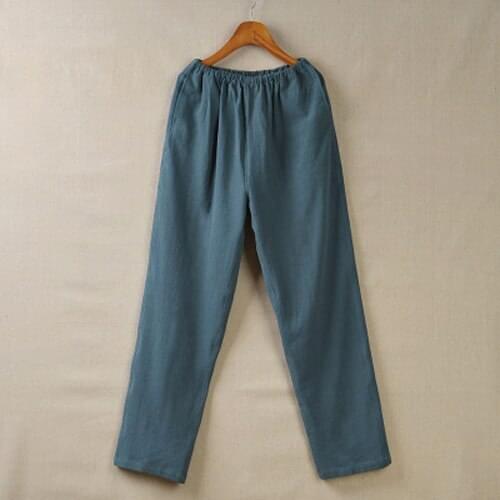 2017 New Style High Quality Mens Leisure Elastic Comfortable Breathable Tang Suit Pants Loose No Shrink Trousers