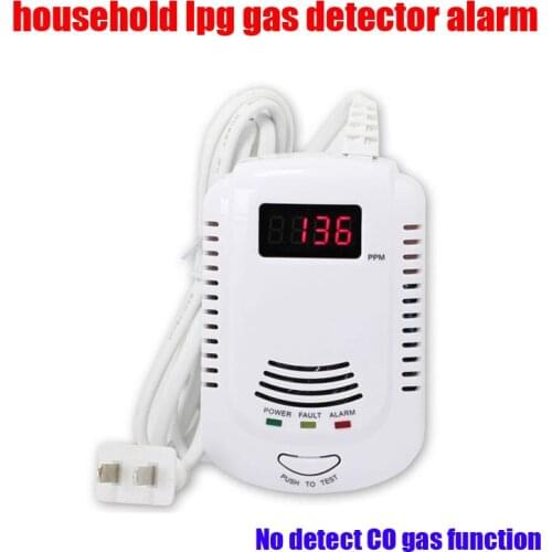 New Home Standalone Plug-In Naturea Gas leak Detector LPG LNG Coal Combustible Gas Alarm Sensor With Voice Warning