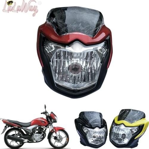 For SUZUKI Haojue Motorcycle Front Headlight Head Light Lamp Headlamp Assembly DA125 HJ125K-5/HJ150-7/125-19 Deflector Headlamp