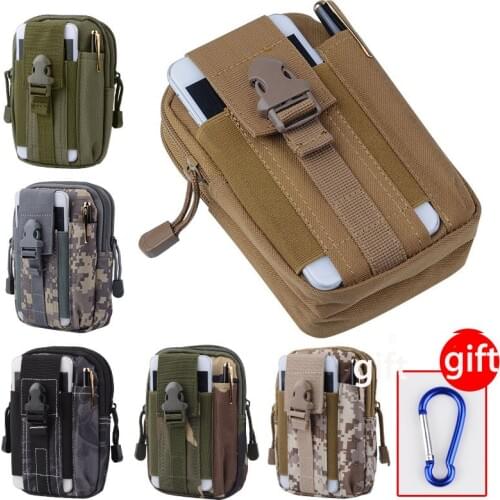 Tactical Pouch Molle Hunting Bags Belt Outdoor Pouches for xiaomi mi 9 8 se/lite/pro A2 A3 mix 3/2 pocophone f1 black shark play