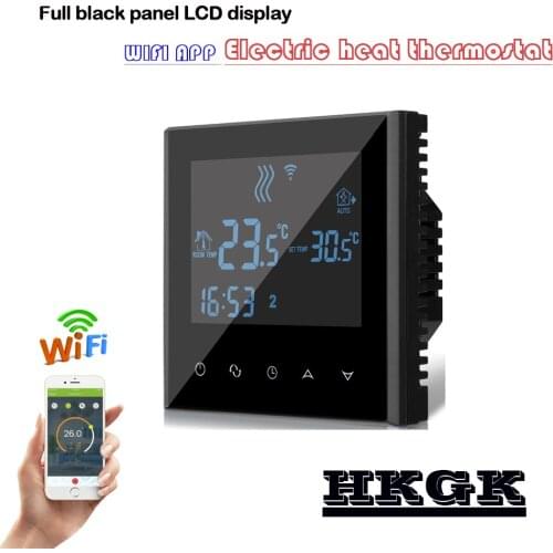 110V Electric heating wifi thermostat wiht Programmable,Double sensor,220V Optional