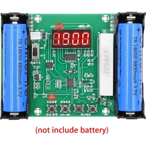 M240 Battery Capacity Tester mAh mWh for DC 5V~12V or 18650 battery Digital Measurement Lithium Battery Power Detector Tester