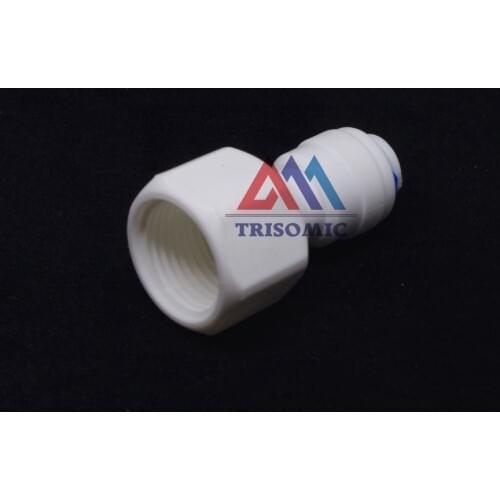 1/4" OD Tube Quick Pushfit -3/8" BSP Female Fitting Connection Aquarium RO Water Filter Reverse Osmosis System