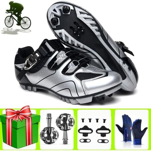 Self-locking Cycling Shoes Men Sapatilha Ciclismo Mtb Non-slip Wear Outdoor Athletic Bicycle Comfortable Mountain Bike Bicicleta