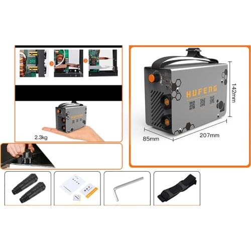 ZX7-200 Household 220V Mini Welding Machine DC IGBT MMA Inverter ARC Welder 4000W 200A