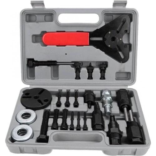 28 pcs A/C Compressor Clutch Remover Tool Kit Hub Puller Auto Tools car accessories
