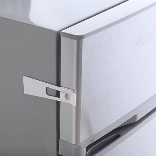 3pcs Drawer Safety Lock Refrigerator Cabinets Lock for Baby Security Anti-pinch Safe Protection for Children Baby Safety Locks