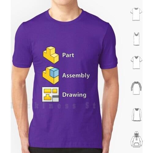 3d Cad / Cam / Cae Solid Works | Black Version T Shirt DIY Cotton Big Size S-6xl Solid Works Solidworks Cad Cam Cadcam Cae